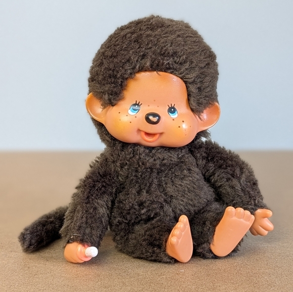 Vintage Monchhichi Thumb Sucking Monkey Duo (Flaws) - Picture 10 of 16